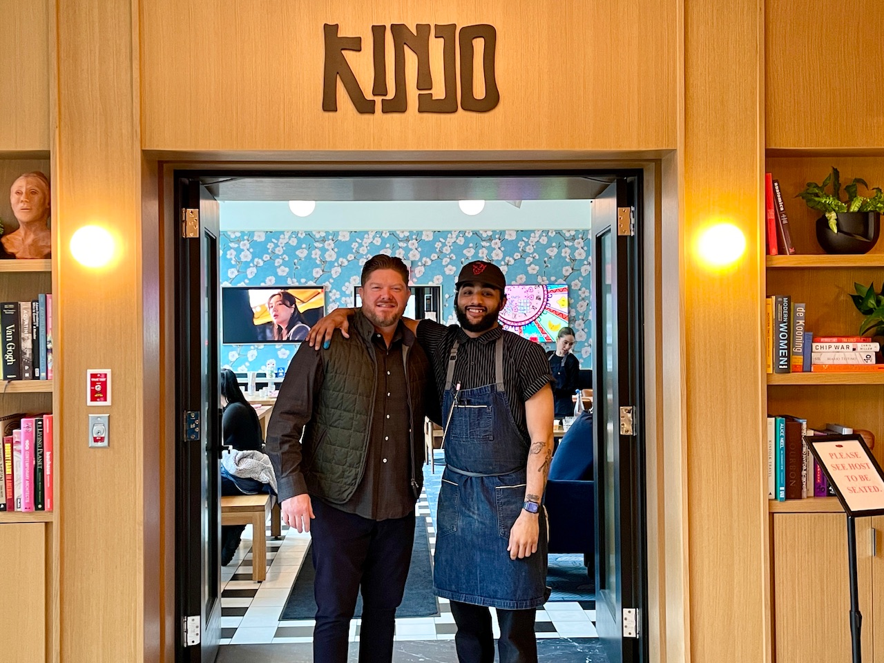 Kinjo Japanese Restaurant Chef Jamie Knott and Chef Bill Sanders